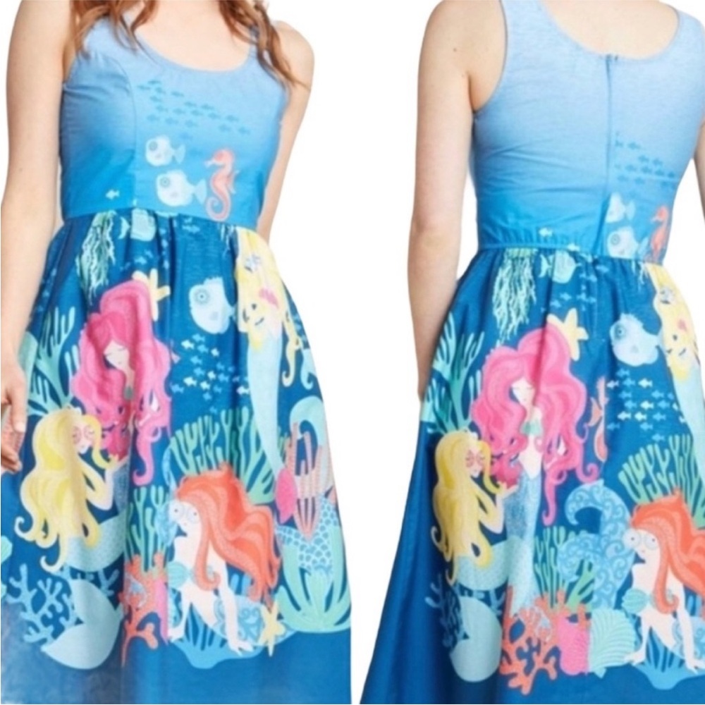 NWT Retrolicious mermaid lagoon dress